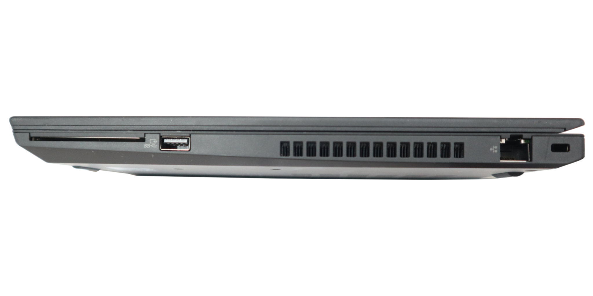 Right side of the Lenovo T15 ThinkPad, the laptop for the competition